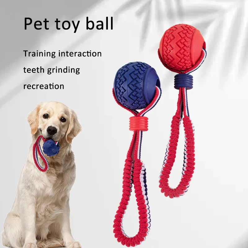 "Interactive Dog Chew Ball – Fun, Durable & Perfect for Training!