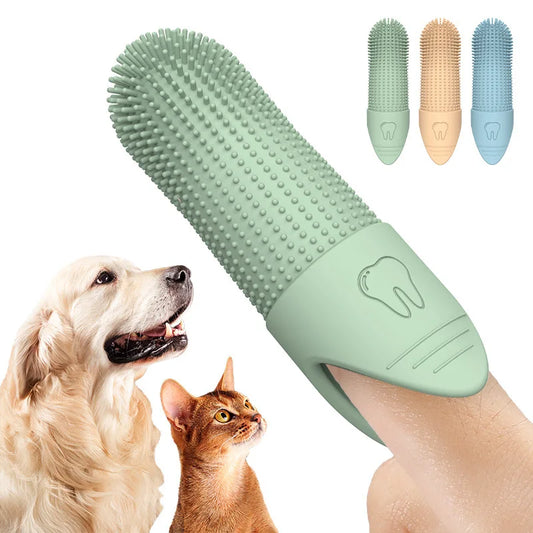 360°, Finger Toothbrush, Dogs, Cats, Dental Care, Silicone